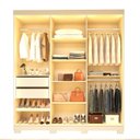 Ver imagem 5 de Guarda-Roupa Casal com 6 Portas Reflecta com Pés 100% MDF Império Off White