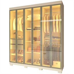 Guarda-roupa Casal com 6 Portas Reflecta com Pés 100% Mdf Império - 12