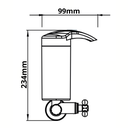 Ver imagem 4 de Purificador sem Torneira Modelo de Parede Fech. Rotativo Porto Belo 1/2' e 3/4' Cor Preto e Cr Durín