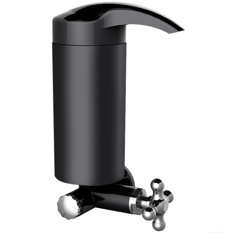 Purificador sem Torneira Modelo de Parede Fech. Rotativo Porto Belo 1/2' e 3/4' Cor Preto e Cr Durín