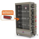 Ver imagem 3 de Assador Frango Infra Vermelho 6 Espetos Garfo Pr-631 Bivolt Progás Bivolt