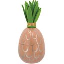 Ver imagem 1 de Penélope Porta Joias 18x8x8cm Madeira Rosa Abacaxi