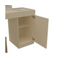 Ver imagem 5 de Penteadeira com Espelho em L Freijó Off White com Puff Pétala