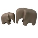 Ver imagem 1 de Conjunto enfeite elefante Mãe e Filho de cerâmica decorativo