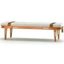 Ver imagem 1 de Banco Los Recamier Ozki 151 Cm Madeira Eucalipto Cedro Tecido Cinza