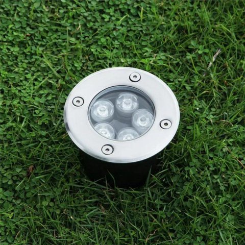 Luminária Balizador Led Smd 5w Externa de Embutir em Piso Chão Bivolt Blindado Vedado com Iluminação