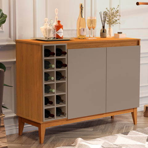 Aparador Monaco Cor Nature com Griss