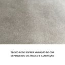 Ver imagem 5 de Sofá Cama 4 Lugares Veludo Bege com Braço em Couro Base Madeira Maciça