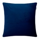 Ver imagem 6 de Kit Poltrona Giovana Giratória Ferro e Madeira, Puff Capitonê Luxo e Almofadas em Sued Premium:Azul 