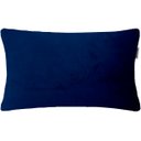 Ver imagem 7 de Kit Poltrona Giovana Giratória Ferro e Madeira, Puff Capitonê Luxo e Almofadas em Sued Premium:Azul 