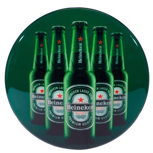 Luminoso de Parede Heineken Garrafas Retrô Vintage para Bar, Garagem, Churrasqueira, Espaço Gourmet