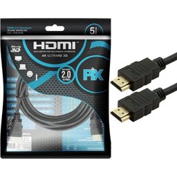 Cabo Hdmi 2 0 Gold 5 Metros 4k Ultrahd 19p Pix 018 2225 - 1