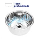 Ver imagem 4 de Banheiros de Clínicas - Cuba Aço 304 Inoxidável 30x15cm