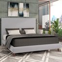 Ver imagem 5 de Cama Casal King Base Box Pés de Madeira 210cm Otto P05 Veludo Cinza - Lyam Decor