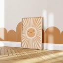 Ver imagem 3 de Kit 3 Quadros Decorativos Infantil | Natureza, Flores - Boho Natural NO2 - 40x60 - Moldura Madeira