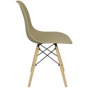 Ver imagem 4 de Kit 11 Cadeiras Charles Eames Eiffel Wood Design Bege