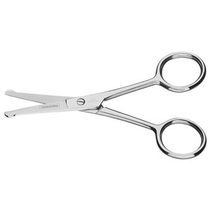 Tesoura de Pelos e Unha para Bebês Tramontina em Aço Inox 4"