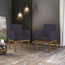 Ver imagem 1 de Kit 10 Poltronas Decorativa Reforçada - Balaqui Decor Cor:cinza