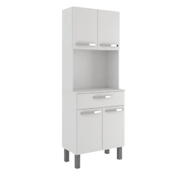 Armário de Cozinha Paneleiro 4 Portas 1 Gaveta Balli - 2