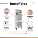 Ver imagem 5 de Armário de Cozinha Paneleiro 4 Portas 1 Gaveta Balli