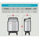 Ver imagem 2 de Sauna Seca Inox Hotdry Pro 9kw Incisor 220v Bifásico