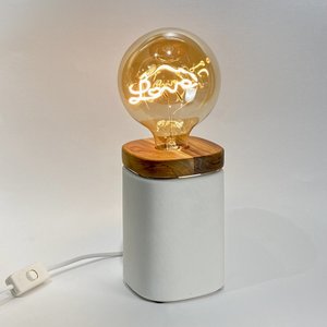 Luminaria Lampinvento BULBOS LOVE - Branco