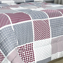 Ver imagem 3 de Edredom Queen Dupla Face 400 Fios Micropercal Toque de Pêssego 100% Poliéster Antialérgico Heloisa