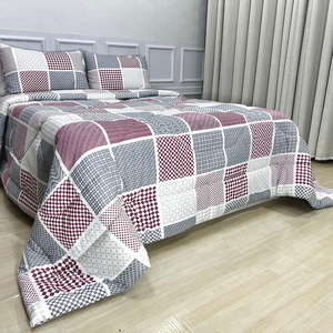 Edredom Queen Dupla Face 400 Fios Micropercal Toque de Pêssego 100% Poliéster Antialérgico Heloisa