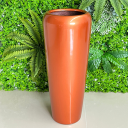 Vaso Decorativo Fibra de Vidro Florida M 80cm Cobre - 4
