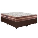Ver imagem 1 de Cama Box Queen: Colchão Anatômico Herval D28/ag65 Bermont + Base Crc Courano Brown(158x198)