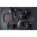 Ver imagem 3 de Jogo de Panelas Antiaderente Ceramic Life Smart Plus 8 Peças Preto