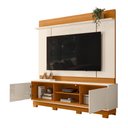 Ver imagem 7 de Estante para TV e Home Theater até 75 Polegadas 183,5cmx186,5cm Siena Branco Cinamomo/Off White
