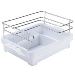 Suporte Porta Condimentos para Cozinha Branco Azeite Vinagre - 1