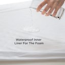 Ver mais imagens de Bedsure Cama Ortopédica para Cães Pequenos, Camas Reforçadas para Cães Pequenos – Sofá de Espuma com