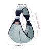 Bolsa Canguru Sling Bebê Portador Amamentação Ombro Suporte - 3