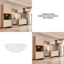 Ver imagem 2 de Cozinha Modulada Veneza 100% MDF Móveis Home | 10 Portas + 03 Gavetas