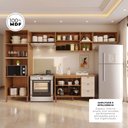 Ver imagem 6 de Cozinha Modulada Veneza 100% MDF Móveis Home | 10 Portas + 03 Gavetas