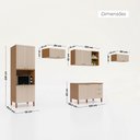 Ver imagem 5 de Cozinha Modulada Veneza 100% MDF Móveis Home | 10 Portas + 03 Gavetas