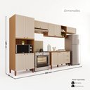 Ver imagem 4 de Cozinha Modulada Veneza 100% MDF Móveis Home | 10 Portas + 03 Gavetas