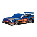Ver imagem 2 de Cama Solteiro Temática Carro Montessori Premium para Meninos:azul