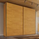 Ver imagem 1 de Guarda Roupa Hanover 02 Portas Flutuantes 100 MDF - Mademarcs