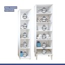 Ver mais imagens de Lavanderia Modulada Campinas 2 Arm 1 Pta 9 Prat Kaiki Móveis Branco