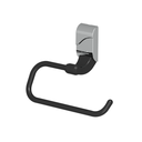 Ver imagem 1 de Papeleira Porta Papel Higiênico para Banheiro Linha Sofisticato Cor Preto e Cromado Durín