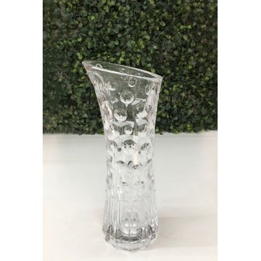 Vaso Decorativo de Vidro Transparente Design Laila 19x9x9cm - 3
