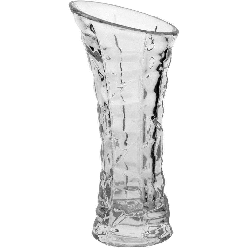 Vaso Decorativo de Vidro Transparente Design Laila 19x9x9cm - 1