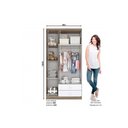 Ver imagem 2 de Quarto de Bebê Completo Bala de Menta 2 Peças (1 Guarda Roupa + 1 Cômoda) Qi93 Branco - Henn