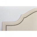 Ver imagem 4 de Cabeceira King Luxo 193X60 Off White Tachas Fumê