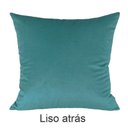 Ver imagem 5 de Kit 2 Capas para Almofada Drapeada em Veludo Quadrada 60x60 Tiffany