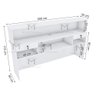 BALCÃO LOJA CAIXA M209.2021.B 100% MDF (LOJA, ATENDIMENTO) MUNDI MOVEIS - 2