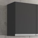 Ver imagem 5 de Armário Cozinha Aéreo 81cm com 2 Portas Leticia Cinza A01 - D’Rossi